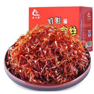 老川东灯影牛肉丝260g盒装麻辣零食工厂代发风干熟食即食 牛肉干图2
