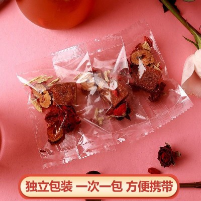红糖姜枣茶泡水红枣枸杞桂圆暖胃驱寒玫瑰黑糖厂家批发包邮养生茶图4