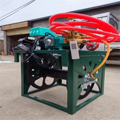 诚企双电机自动卷管打药机220伏拉管式果园杀虫高压喷雾器图2