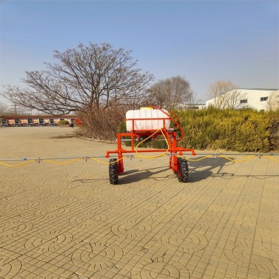 手扶自走式打药机 小麦玉米蔬菜高架喷药机轮式喷雾器图3