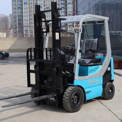 新能源电动叉车2吨1吨小型液压搬运车锂电池3吨铸铁全自动电叉车图4