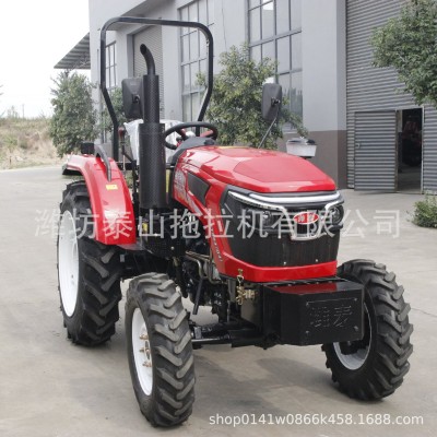 潍坊泰山拖拉机最新2024年活动爆款504安全架款拖拉机图4