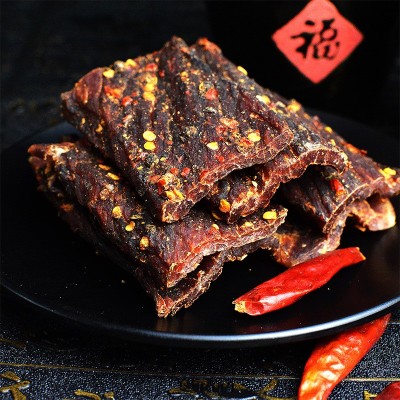 10斤四川风干猪肉干巴香麻辣网红零食猪肉脯超干手撕猪肉干条批发图2