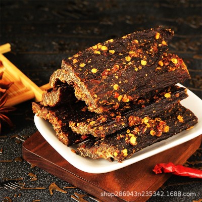 风干牛肉牛肉干特产风干肉猪肉干鸭肉干鸡肉干零食麻辣手撕肉批发图3