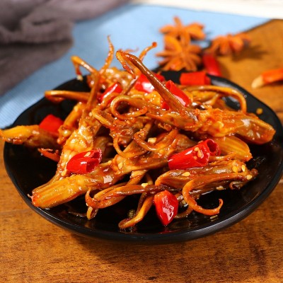 源头货源四川麻辣零食熟食 肉类卤味零食 即食鸭舌头鸭肉即食休闲图2