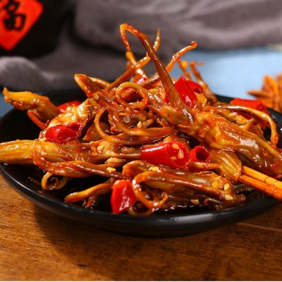 源头货源四川麻辣零食熟食 肉类卤味零食 即食鸭舌头鸭肉即食休闲图5