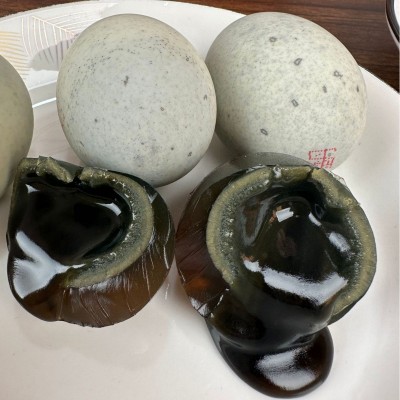 楚丹松花蛋大个溏心无铅工艺恒温腌制休闲小吃凉拌官方厂家批发价图3