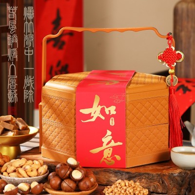 坚果礼盒送礼零食新年年货礼品走亲戚干果大礼包批发散装食品炒货图2