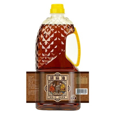 内蒙胡麻油厂家1.8L 鲜榨 正品的价格 胡麻籽黄金亚麻籽 亚麻籽油图2