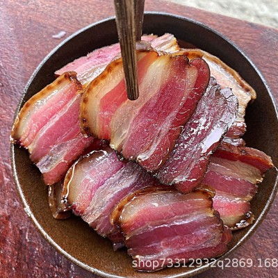 湖北恩施特产农家自制烟熏腊肉猪脚湖南湘西贵州香肠四川正宗五花图5