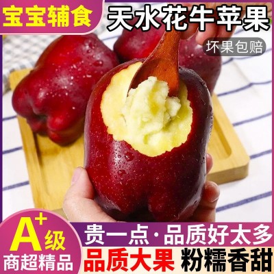 蛇果甘肃天水花牛新鲜当季水果红整箱粉面平果3、5、10斤包邮代发图3