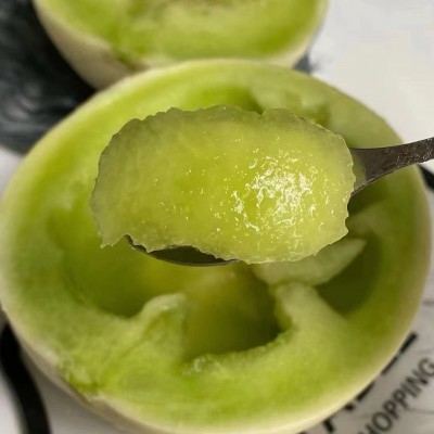 玉茹甜瓜哈密瓜整件2枚5斤礼盒现货整箱批发图3