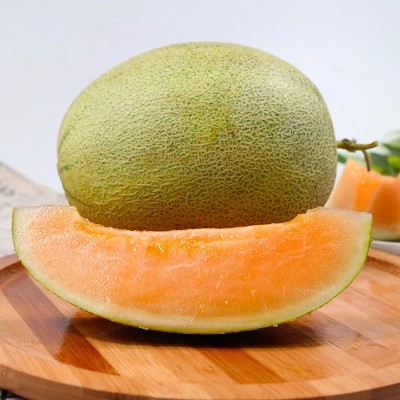 哈密瓜一件代发甜瓜当季水果新鲜西州蜜瓜晓25号非新疆玫珑网纹瓜图4