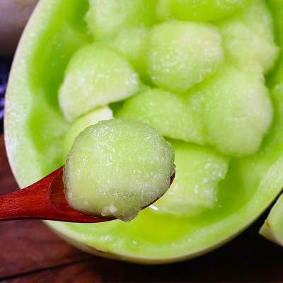 玉菇甜瓜新鲜水果 一件代发 当季正宗头茬冰淇淋蜜瓜香瓜整箱密瓜图3