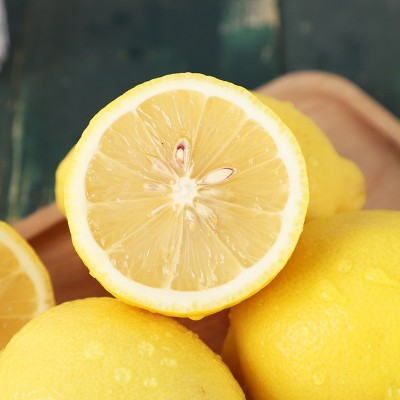 商用安岳黄柠檬现摘现发柠檬5斤新鲜水果皮薄多汁包邮奶茶店饮品图4