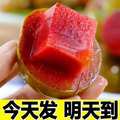 三华李酸甜爽脆红心李子当季新鲜水果整箱批发独立站速卖通图3