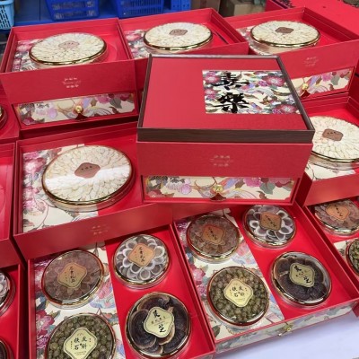 春节新年送礼喜乐五拼西洋参片礼盒滋补干货礼盒图2