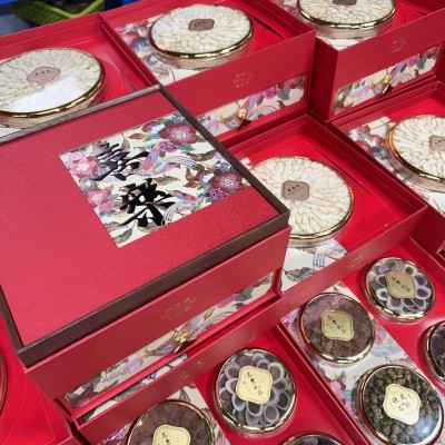 春节新年送礼喜乐五拼西洋参片礼盒滋补干货礼盒图3