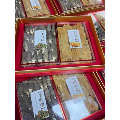 春节礼盒羊肚菌花胶礼盒送长辈干货大礼包非即食企业团购图5