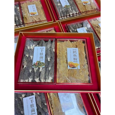 春节礼盒羊肚菌花胶礼盒送长辈干货大礼包非即食企业团购图4