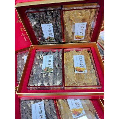 春节礼盒羊肚菌花胶礼盒送长辈干货大礼包非即食企业团购图3