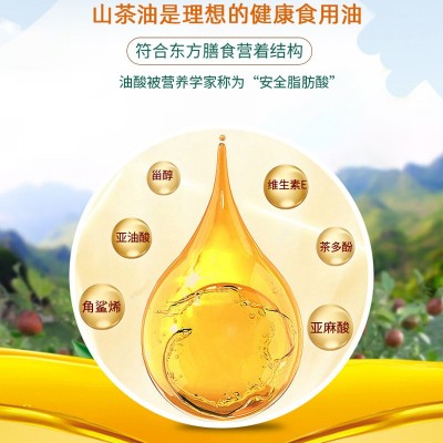 山茶油纯正野山茶籽油国标一级江西山茶子食用油厂家直销价格便宜图2