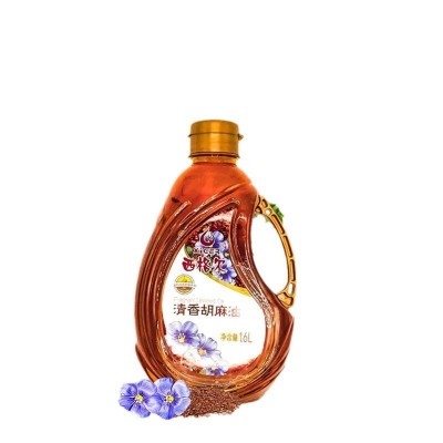 西格尔 新疆伊犁清香胡麻油食用油1.6升压榨亚麻籽油自然提香低油图5