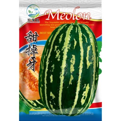 批发甜掉牙花皮甜瓜种子冰糖脆子羊角蜜皮薄肉甜八里香甜瓜种籽图4