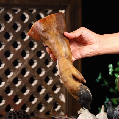 云南宣威本地土猪火腿金钱火爪部分现切整支猪脚