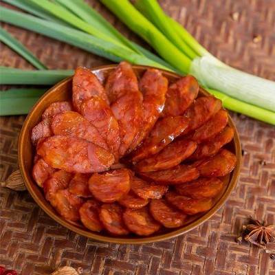 腊香肠恩施传统工艺纯肉手工灌制柴火烟熏腊肠麻辣香肠厂家