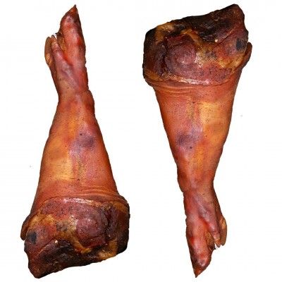 【腊猪蹄】恩施农家传统工艺腌制柴火烟熏腊猪脚腊肉图3