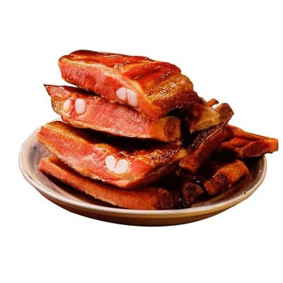 【烟熏腊排骨】恩施农家传统工艺腌制柴火烟熏腊排骨腊肉肉质紧实图5