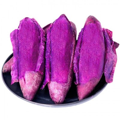 新鲜紫薯农家自种现挖新鲜沙地紫色番薯蔬菜紫薯番薯粉糯整箱图4