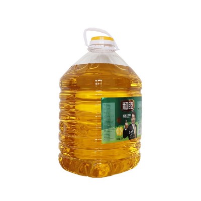 销售装餐饮食用油 和睦20L转基因大豆油 浸出一级大豆油桶装图5