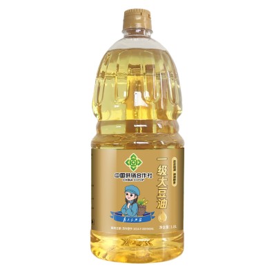 苏油坊&供销社一级大豆油桶装1.8L 精选大豆 非转基因图4
