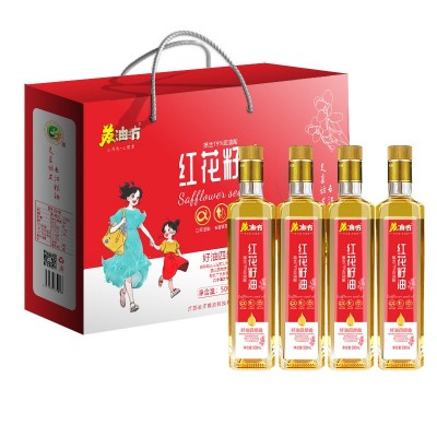 *苏油坊*红花籽油礼盒装500ml多规格 低温压榨图5