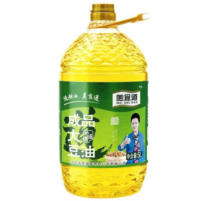 美食道5L一级大豆油食用油色拉油5升整箱植物油厂家批发商用家用图4