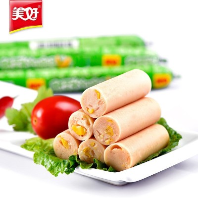 美好甜玉米火腿肠休闲零食泡方便面批发即食方便速食香肠火腿肠