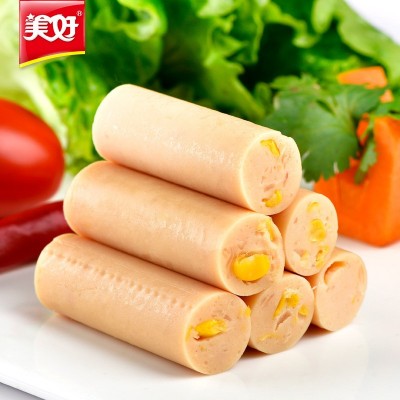 美好甜玉米火腿肠休闲零食泡方便面批发即食方便速食香肠火腿肠图2