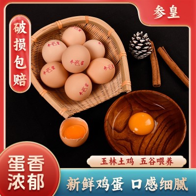 整箱新鲜土鸡蛋虫草蛋农家鲜鸡蛋早餐溏心鸡蛋柴鸡蛋商用批发图4