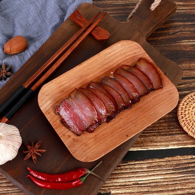 腊之乡湖南特产五花腊肉传统风味口味醇厚柴火松木烘烤麻辣腊猪肉图2