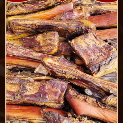 四川腊肉正宗农家自制特产五花肉熏肉旗舰店柴火烟熏整块老腊肉图4