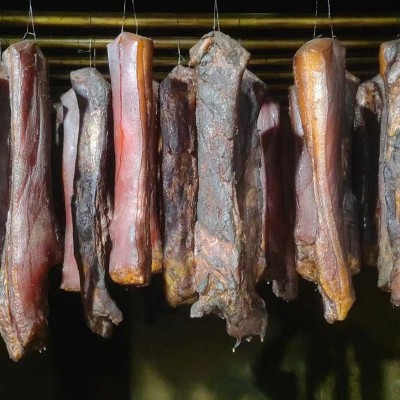 四川熏肉前腿腊肉烟熏柴火土猪肉农家自制五花腊肉量大从优图4
