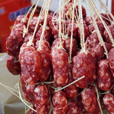 丰味皇广式香肠腊肠广味广东腊味送礼特产干货加瘦大粒肠10斤一箱图2