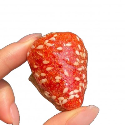 冻干草莓冰糖葫芦冰糖草莓脆山楂药独立包装网红爆款休闲零食小吃图5