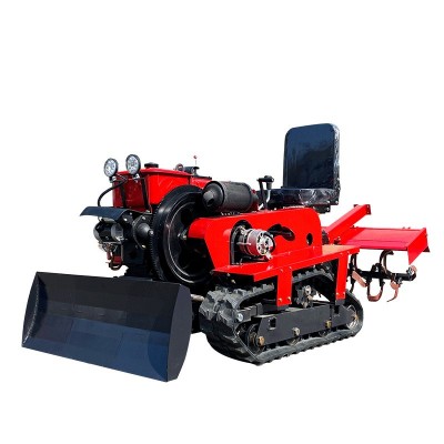 履带旋耕机小旋耕机乘坐式田园管理机可换多种农具一机多用多功能图4