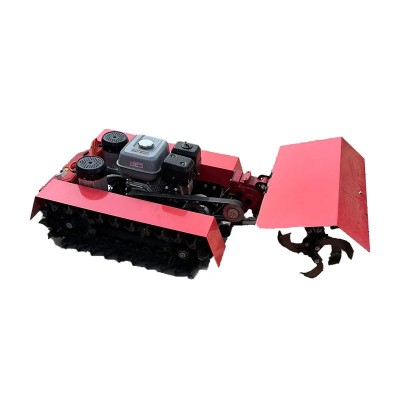 遥控微耕机 履带式松土机翻地机 耕田小型家用 菜地果园大棚麦地图2