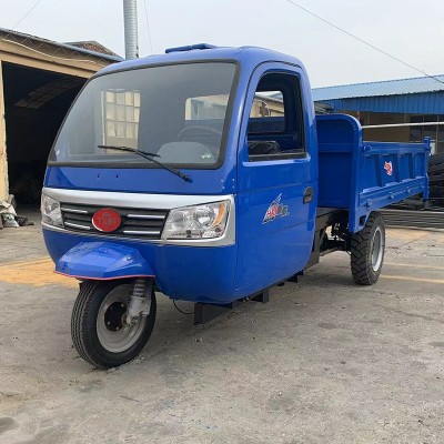 偏置三轮车农用柴油液压自卸翻斗三轮车 建筑工程三轮车图5