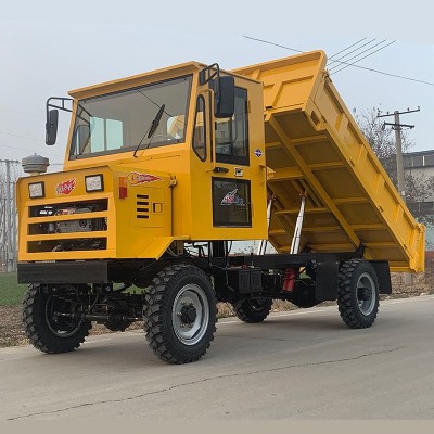 单缸四不像四驱农用翻斗车四轮六轮柴油自卸拖拉机工程矿用载重运图5