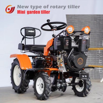 华世丹同款195坐耕四驱乘坐式微耕机新款家用小型耕地小型旋耕机图2